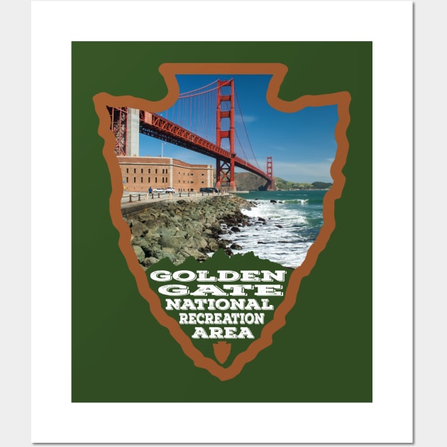 Golden Gate National Recreation Area photo arrowhead Wall Art by nylebuss